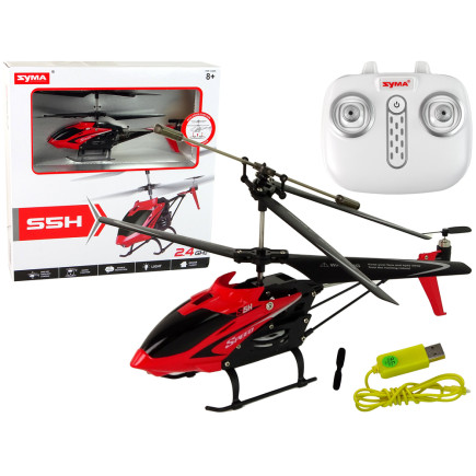 Zdalnie sterowany helikopter s5h syma czerwony