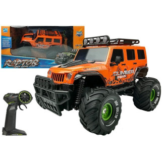 Auto zdalnie sterowane r/c jeep pomarańczowy 2.4g