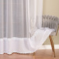 Firanka z aplikacją pasową 280cm, kolor biały 001, EAN: 5906450011052