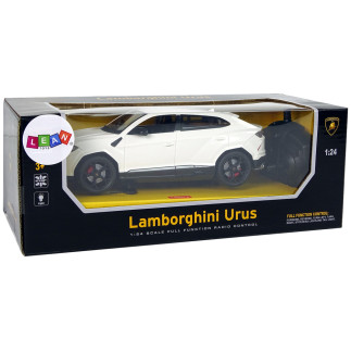 Auto r/c 1:24 lamborghini urus biały 2.4 g światła