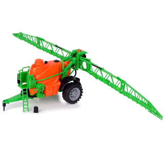 Traktor na baterie zielony opryskiwacz melodie