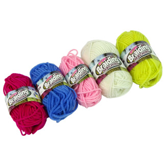 Zestaw kreatywny maszynka do zaplatania tkania 5 kolorów nici