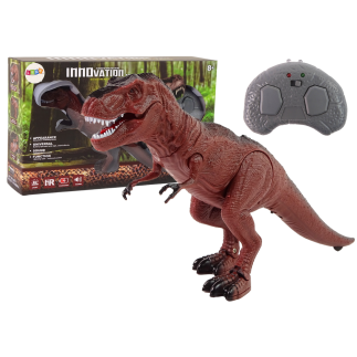 Dinozaur na baterie tyranozaur rex zdalnie sterowany dźwięk