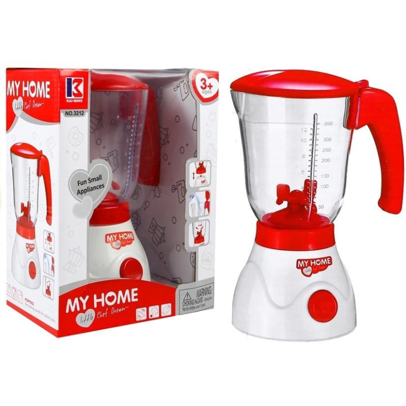Mikser Blender z miarką czerwony dźwięki EAN: 5905991032335