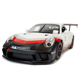 Auto r/c porsche 911 gt3 cup rastar 1:14 białe na pilota
