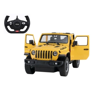 Auto r/c jeep wrangler rubicon 1:14 rastar żółty