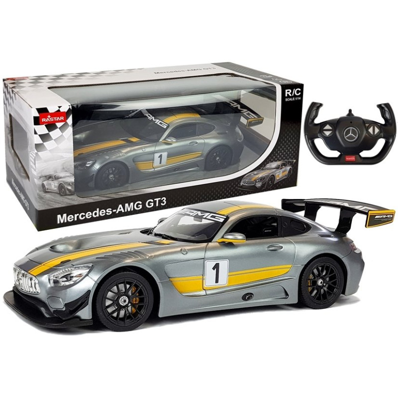Auto R/C Mercedes AMG GT3 Rastar Szare na Pilota EAN: 5904204751896