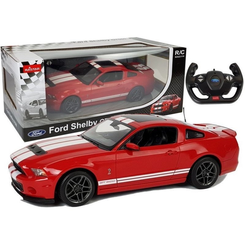Auto R/C Ford Shelby Rastar czerwony 1:14 na pilota - EAN: 5904204751780 Auto R/C Ford Shelby Rastar czerwony 1:14 na pilota - EAN: 5904204751780