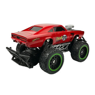 Auto zdalnie sterowane r/c 6.5 km/h wysokie koła czerwone