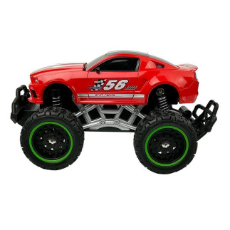 Auto zdalnie sterowane r/c 6.5 km/h wysokie koła czerwone