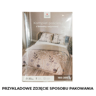 Cleo komplet pościeli z bawełny satynowej 220x200cm