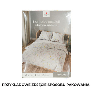 Zoe komplet pościeli z bawełny satynowej 220x200cm
