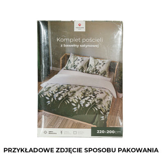 Leafy komplet pościeli z bawełny satynowej 160x200cm