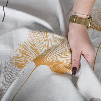 Ginko komplet pościeli z bawełny satynowej 160x200cm