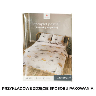 Ginko komplet pościeli z bawełny satynowej 160x200cm