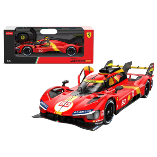 Auto r/c 1:24 zdalnie sterowane sportowe ferrari 499p czerwone