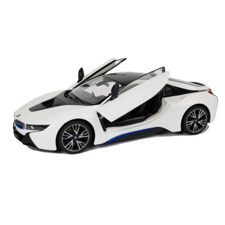 BMW i8 Rastar 1:14 Zdalnie Sterowane Samochód R/C Sportowy Biały, EAN: 5905991028758