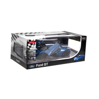 Auto rc model zdalnie sterowany ford gt 1:14 otwierane drzwi niebieski