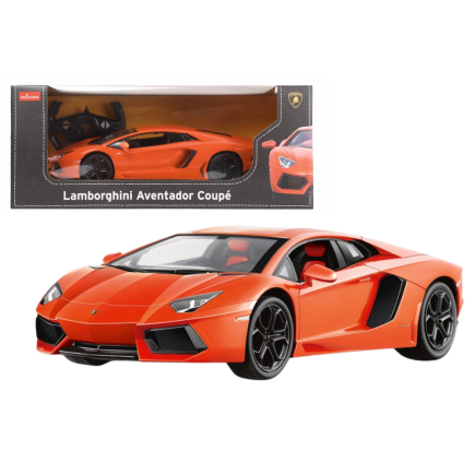 Auto rc 1:14 rastar lamborghini aventador lp700 pomarańczowe