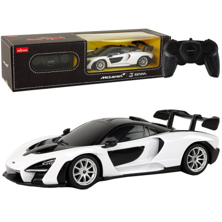 Auto sportowe rc 1:18 zdalnie sterowany mclaren senna biały