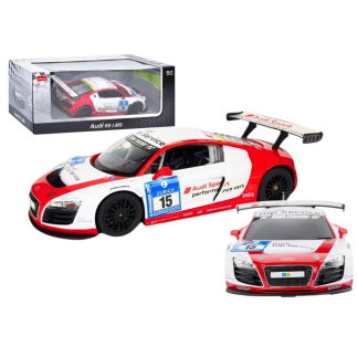 Auto r/c 1:24 zdalnie sterowane sportowe audi r8 lms białe