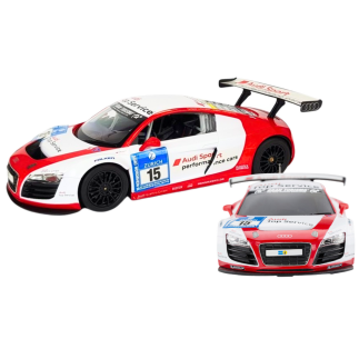 Audi R8 LMS Zdalnie Sterowane Auto R/C 1:24 Białe - EAN: 5905991028932