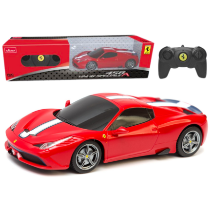 Auto sportowe rc 1:24 zdalnie sterowane ferrari 458 speciale czerwone