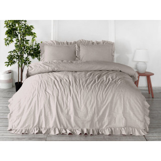 Pościel Bawełniana Natural Cream/160X200(P) Stonewashed