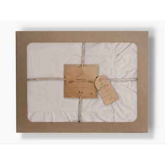Pościel Bawełniana Natural Cream/160X200(P) Stonewashed