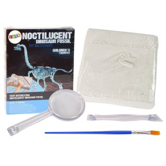 Zestaw archeologiczny wykopaliska dinozaur szkielet 3d brachiosaurus hologram
