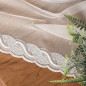 Firanka haftowana z dolnym wzorem 290cm, kolor biały 001 - EAN: 5906450013575