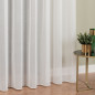 Firanka fantazyjna w jodełkę z ołowianką 300cm, kolor biały 001 - EAN: 5906450922907