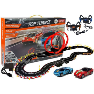 Tor wyścigowy 1:43 2 autka kontrolery top turbo 540 cm długości