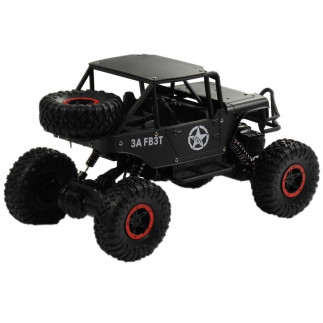Auto zdalnie sterowane jeep r/c 1:18 czarne