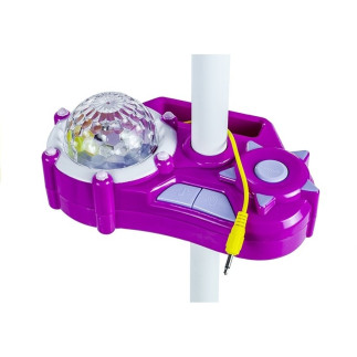 Mikrofon ze statywem podkładką pod mp3 + projektor