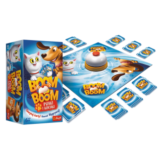 Gra zręcznościowa boom boom psiaki i kociaki trefl 01909