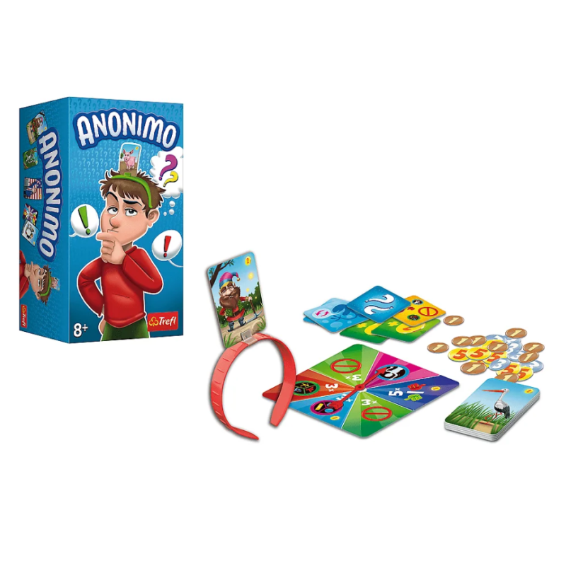 Gra Rodzinna Anonimo: Zgadnij Kim Jesteś | EAN: 5900511019070
