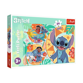 Puzzle 24el. maxi wesoły dzień lilo&stich trefl 14365