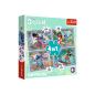 Puzzle 4w1 szalony dzień lilo & stich trefl 34633