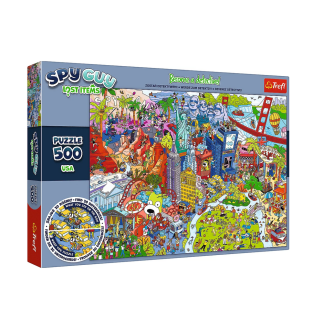 Puzzle spy guy lost items 500 el. usa trefl 37480