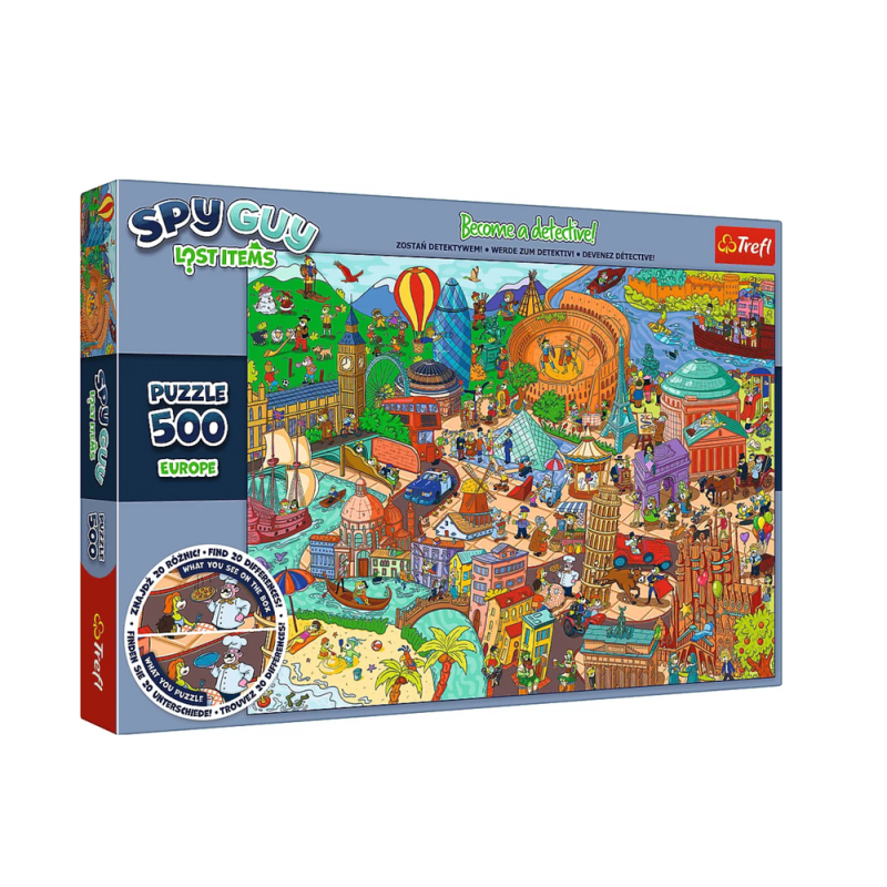 Puzzle "Spy Guy Lost Items: Europe - Rodzina Treflików" EAN: 5900511374810