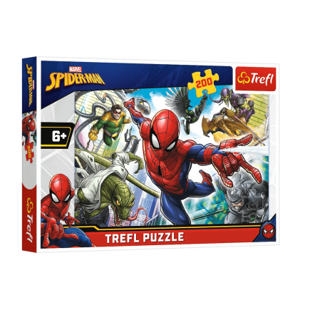 Puzzle 200 el. urodzony bohater disney marvel spiderman trefl 13235