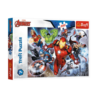 Puzzle 200 el. waleczni avengersi disney marvel  trefl 13260