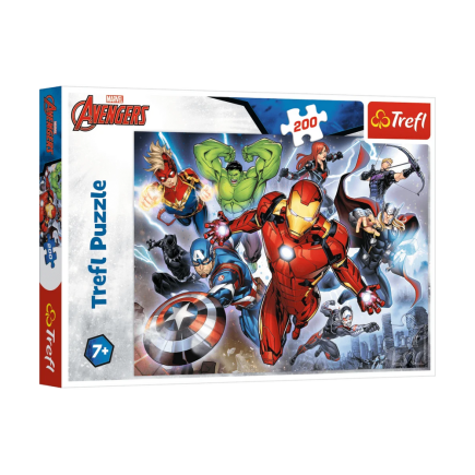 Puzzle 200 el. waleczni avengersi disney marvel  trefl 13260