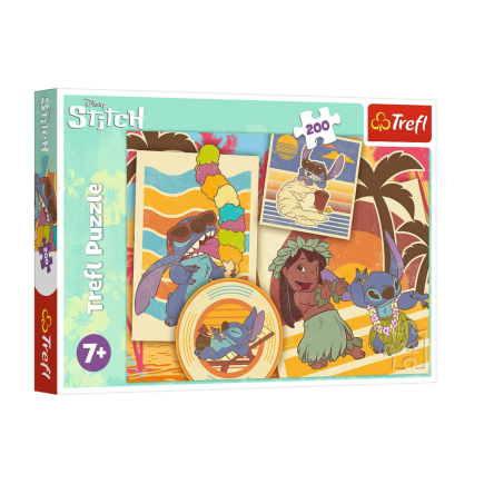 Puzzle 200el. muzyczny świat lilo & stich trefl 13304