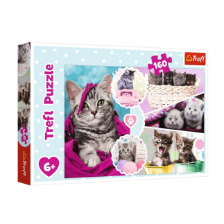 Puzzle 160 el. urocze kotki trefl 15371