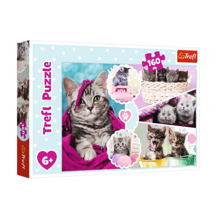 Puzzle 160 el. urocze kotki trefl 15371
