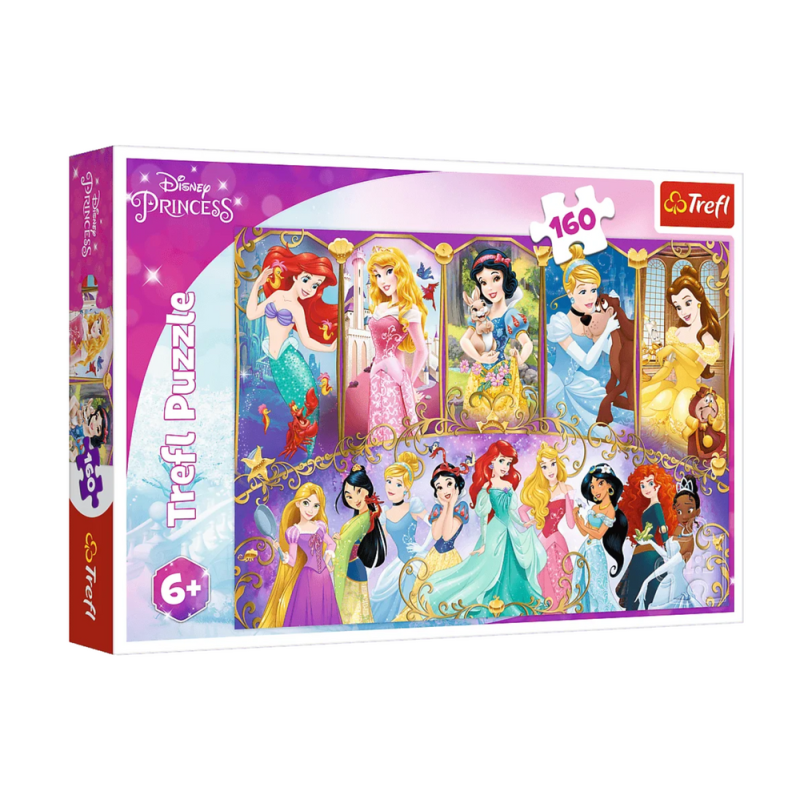 Puzzle Disney Księżniczki 160 elementów Trefl 15407 EAN: 5900511154078
