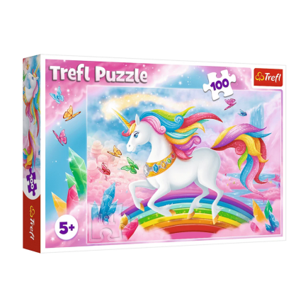 Puzzle w kryształowym świecie jednorożców trefl 16364