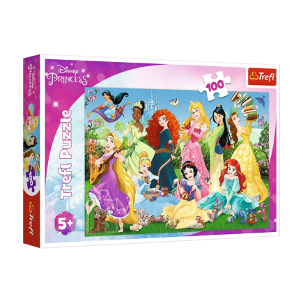 Puzzle czarujące księżniczki 100el. trefl 16417